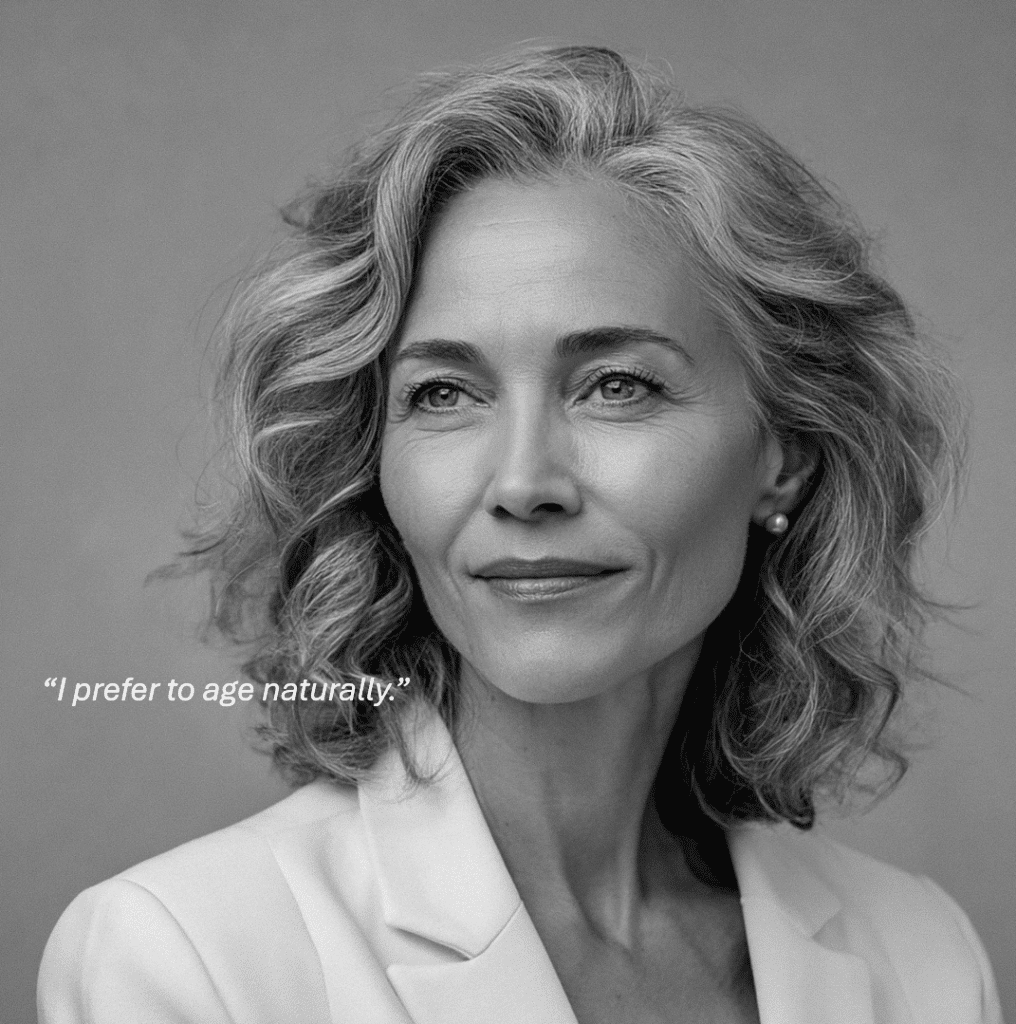 I preferer to age naturally