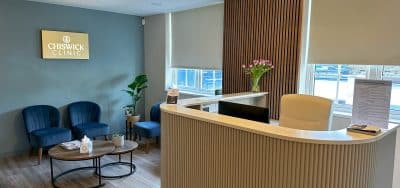 Chiswick Clinic reception